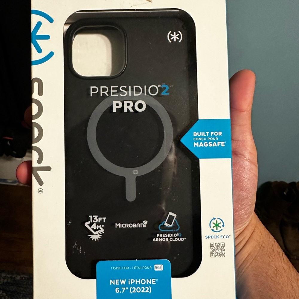 Speck Black Presidio Pro Case for iPhone